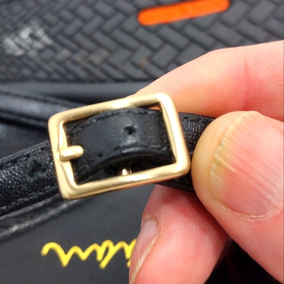 Cole Haan Nike Air Black Leather Slingback Sandals - Picture 8 of 11